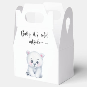 Winterpolarbär - Baby, es ist kalt draußen Geschenkschachtel