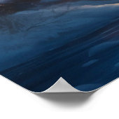 Winterpolarbär Weihnachtsfeiertag Poster (Ecke)