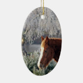 Winterponyverzierung Keramikornament (Rechts)