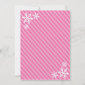 Winterpool Einladung / Winterpool Geburtstag (Rückseite)