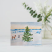 Winterpostkarte Feiertagspostkarte (Stehend Vorderseite)