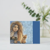 Winterpostkarte Postkarte (Stehend Vorderseite)