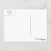 Winterpostkarte Postkarte (Rückseite)