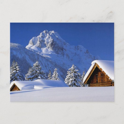 Winterpostkarte Postkarte (Vorderseite)