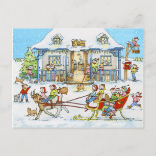Winterpostoffice Postkarte