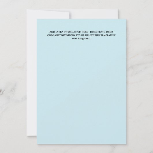 Winterprinzessin Quinceañera Fantasy Schneewald Einladung (Rückseite)