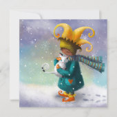 Winterprinzessin und ihre Katze (Vorderseite)