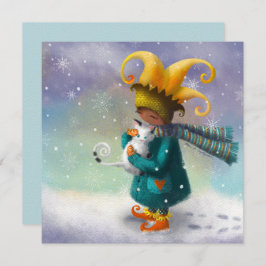 Winterprinzessin und ihre Katze