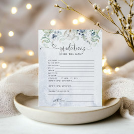 Winterprognose für die Babykarte