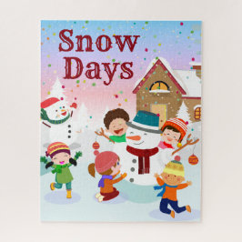 Winterpuzzle für Schneetage Puzzle