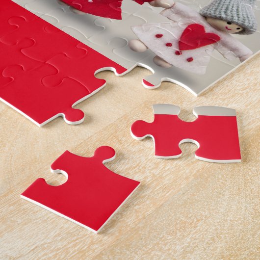 Winterpuzzle mit Kindernamen. Puzzle (Seite)