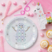Winterquilt-Papierplatte Pappteller (Party)
