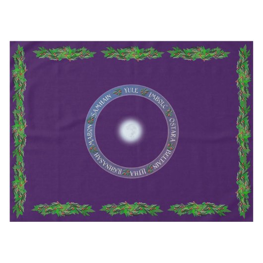 Winterrad des Jahres Tischdecke (Vorderseite (Horizontal))