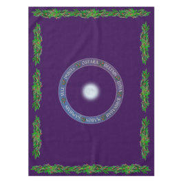 Winterrad des Jahres Tischdecke