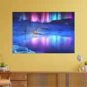 Winterrainbow Canvas Print Leinwanddruck (Insitu (Wohnzimmer))