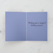 Winterrat Whimsistische Kunst Feiertagskarte (Innenseite)