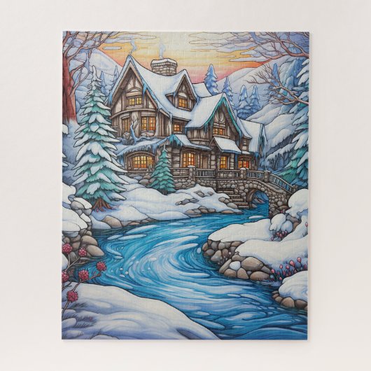 Winterrätsel Puzzle (Vertikal)