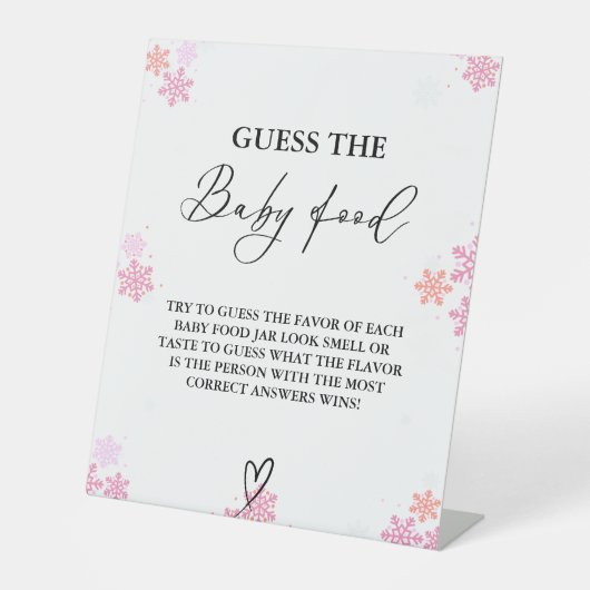 Winterratten Das Baby Food Baby Duschspiel Sockelschild (Vorderseite)