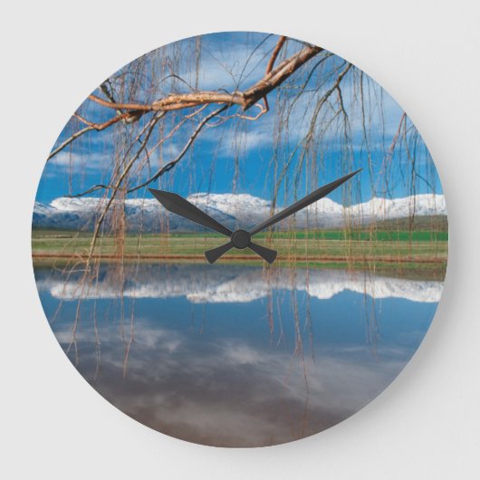 Winterreflektionen. Ceres, Bezirk Boland Große Wanduhr (Vorderseite)
