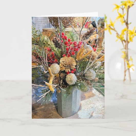 Winterregelung Karte (Gelbe Blume)