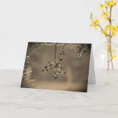 Winterregen, Karte (Gelbe Blume)