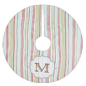 Winterreifen Monogram Urbaum-Rock Polyester Weihnachtsbaumdecke (Vorderseite)