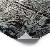 Winterreise durch das Wald Poster (Ecke)