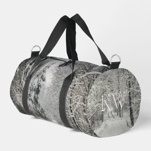 Winterreise durch den Wald Duffle Bag (Linke Seite)