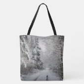Winterreise durch den Wald Tasche (Rückseite)