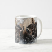 Winterresistenz: Bison-Kaffee-Tasse Kaffeetasse (VorderseiteRechts)