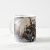 Winterresistenz: Bison-Kaffee-Tasse Kaffeetasse (Vorderseite Links)