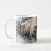 Winterresistenz: Bison-Kaffee-Tasse Kaffeetasse (Links)