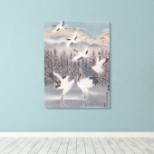 Winterrhythmus Leinwanddruck (Insitu (Holzboden))