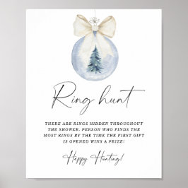 Winterring-Jagd Brautparty-Poster Poster