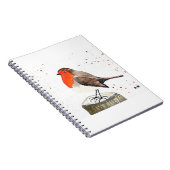 Winterrobin Notizblock (Rechte Seite)