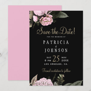 Winterrosa Blume - Hochzeitsfeiern Save the Date