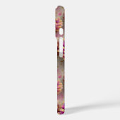 Winterrosa-Kiefernzapfen mit goldenen Akzenten Case-Mate iPhone Hülle (Rückseite / Links)