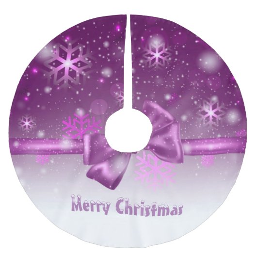 Winterrosa Polyester Weihnachtsbaumdecke (Vorderseite)