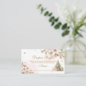 Winterrosa Weihnachtsbaum-Gewinnspiel Begleitkarte (Stehend Vorderseite)