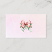 Winterrosa Weihnachtsbaum-Gewinnspiel Begleitkarte (Rückseite)