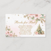 Winterrosa Weihnachtsbaumbücher für die Kinderkart Begleitkarte (Vorderseite)