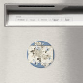 Winterrose Magnet (In Situ (Geschirrspüler))