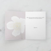 Winterrose – Weihnachtskarte Karte (Innenseite)
