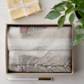 Winterrote Scheune Seidenpapier (Geschenk)