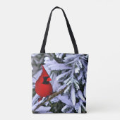 Winterroter Kardinal Tasche (Rückseite)
