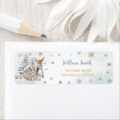 Winterrücklauf-Rücksendeadresse für Hirsche Schnee (Insitu)