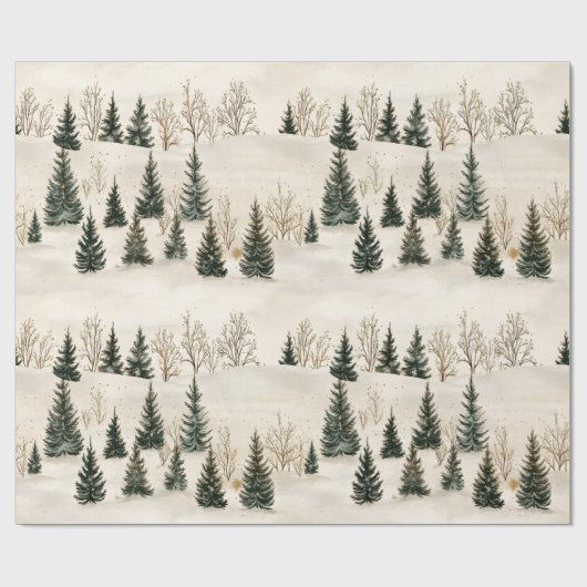 Winterruhe III Geschenkpapier (Flach)