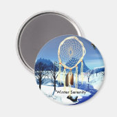 "Winterruhe" Magnet (Vorderseite/Rückseite)