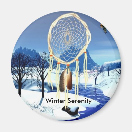 "Winterruhe" Magnet (Vorne)