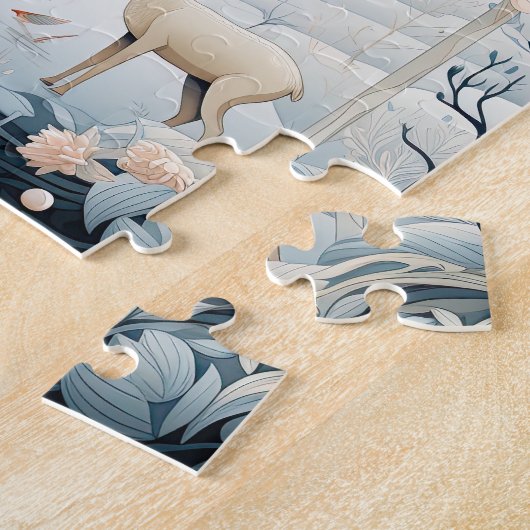 Winterruhe Weihnachten Puzzle (Seite)